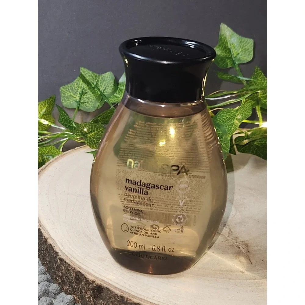 Nativa SPA Soothing Madagascar Vanilla Body Oil with Antioxidants - 6.8 Ounce